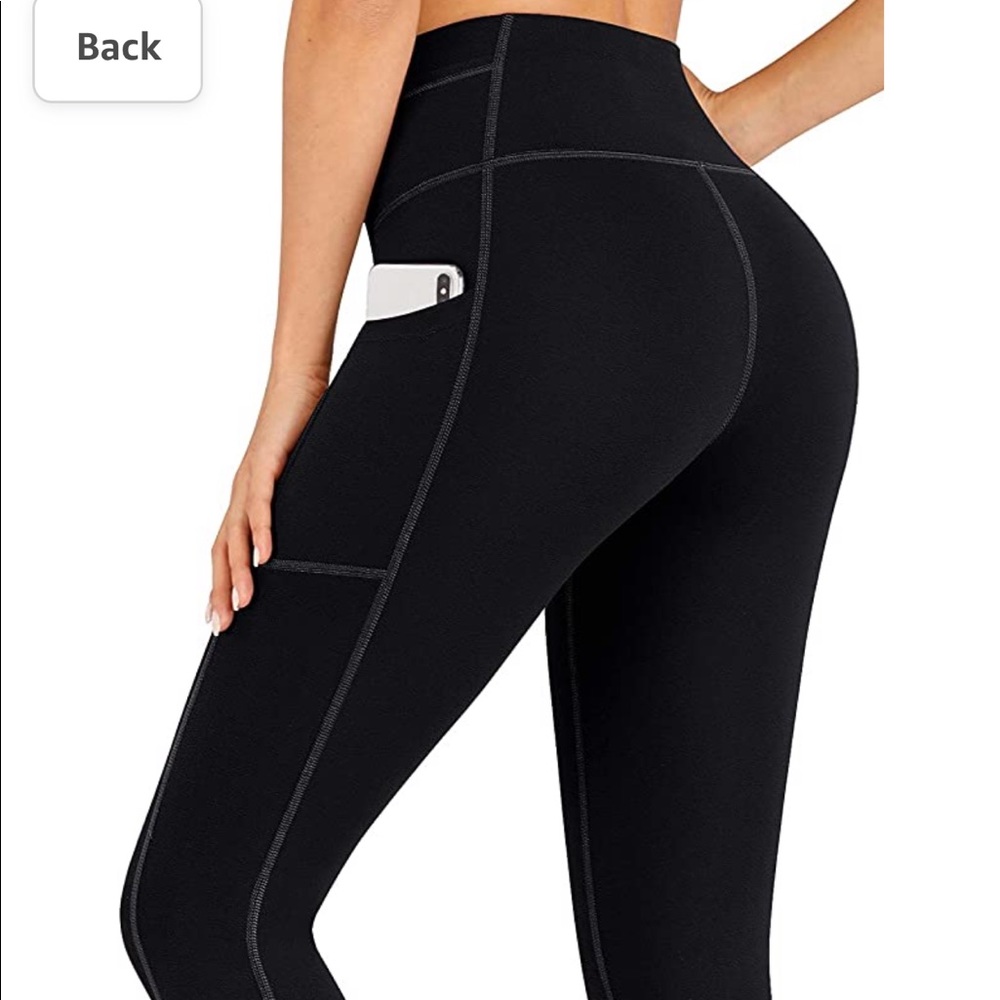 High waisted capris
